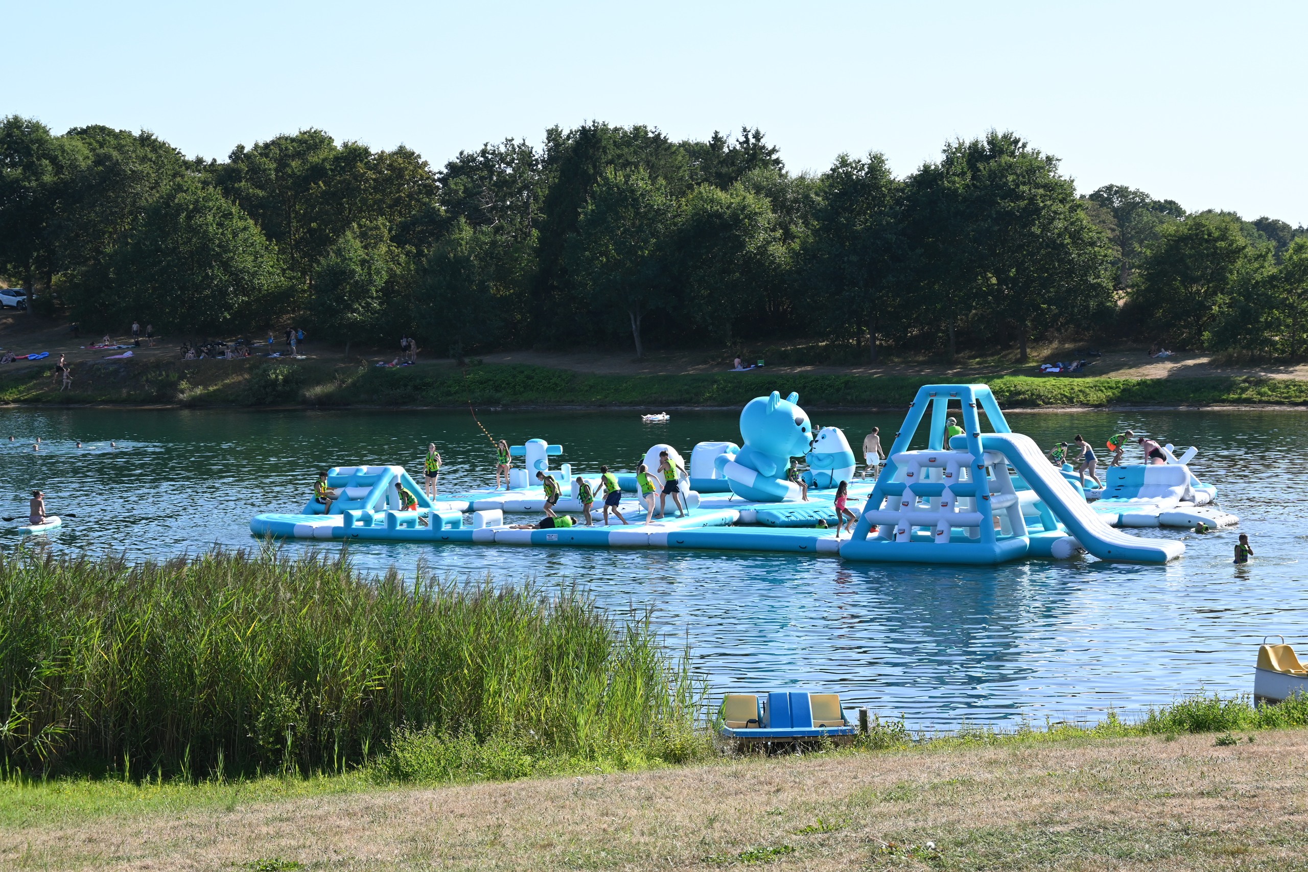Wasserpark auf dem Bernsteinsee