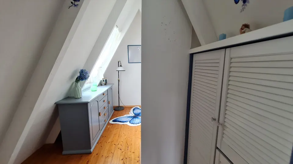 Gemütlicher Wohnraum im Gartenhaus
